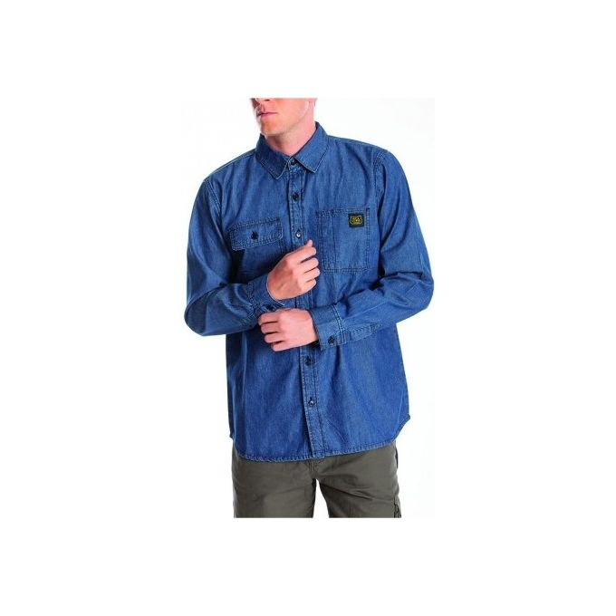 Vigor-Blinky Camicia Rica Lewis Jeans Matt Denim Cotone