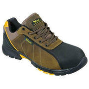 Vigor-blinky Scarpe di Sicurezza Paride S3 Pelle Pieno Fiore Puntale Composito Suola Gomma EVA Antistatica EN ISO 20345:2011
