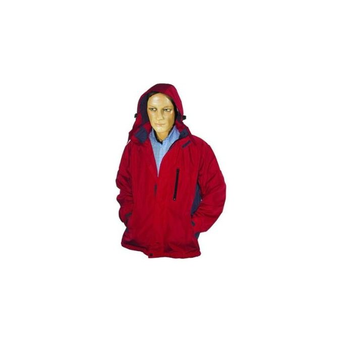 Vigor Blinky Vigor Light Giacca a Vento Microfibra Antivento Cappuccio Staccabile Taglia XXL colore Rosso