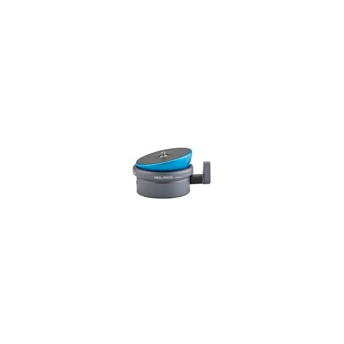 Novoflex MBAL-PRO75 TrioPod Testa Livellante 75 mm Angolo Regolazione ±15° Carico Massimo 20 Kg Attacco 1-4'' e 3-8'' colore Grigio-blu