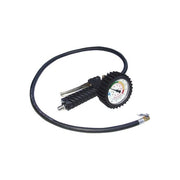 Walmec 50182 PG PRO Pistola di gonfiaggio professionale con manometro in ottone nichelato pressione 1 0 6 0 bar tubo 100 cm colore Nero