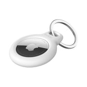 Belkin Custodia per AirTag con Anello Portachiavi Secure Holder per Air Tag Confezione da 2 Bianco e Nero