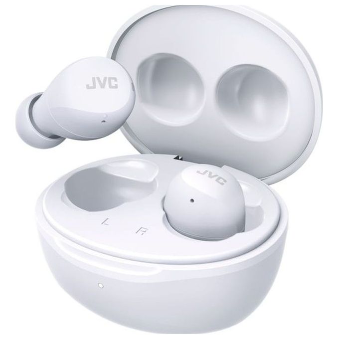 JVC HA-A6T Gumy Mini Auricolari True Wireless Bluetooth 5.1 Autonomia 23h IPX4 colore Bianco