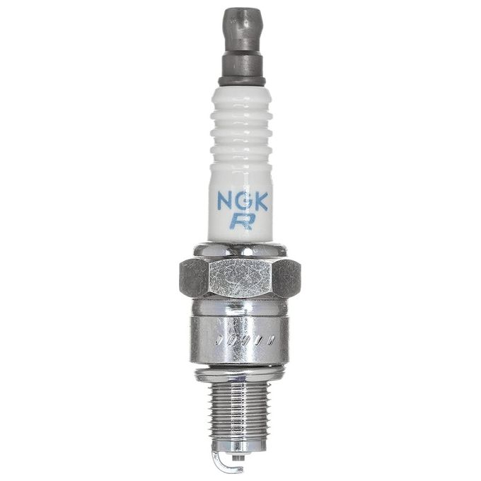 NGK CR5HSB Candela di Accensione Resistiva Grado Termico 5 Filetto M10x1,00 Lunghezza 12 mm per Motori Giardino e Marine