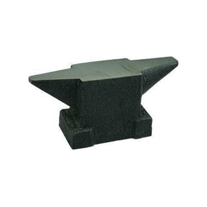 Vigor 4938030 Incudine in Ghisa Due Teste Piano Rettangolare 30 Kg colore Nero