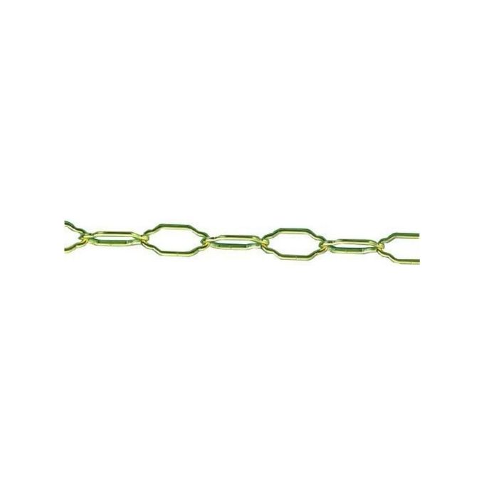 Vigor-Blinky 8010174012930 Catena per Lampadari Filo Tondo Ottonato 50 cm sez. 50x17 mm diam. 2,7 mm colore Oro