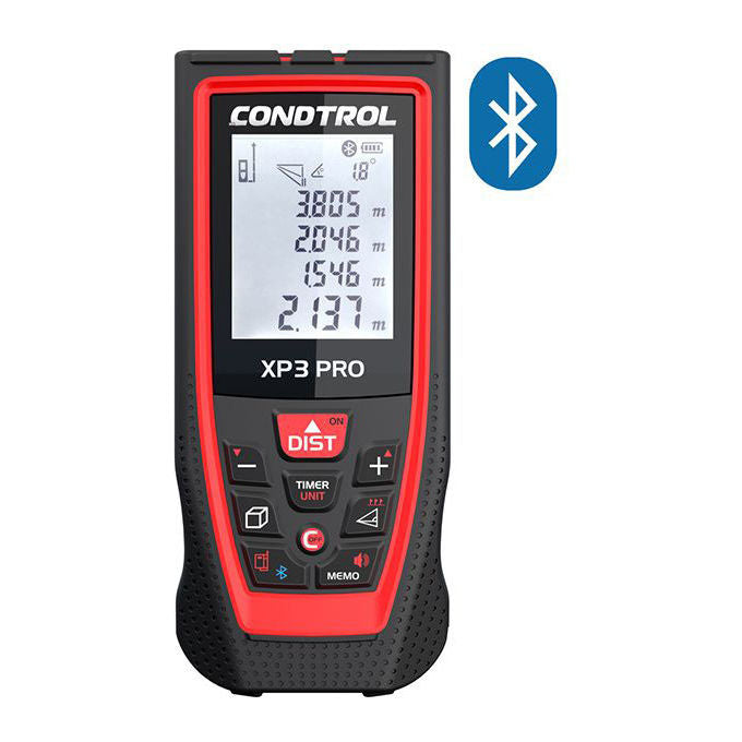 CONDTROL C14103 XP3 PRO Telemetro Laser Portata 120 m Precisione ± 1,5 mm Bluetooth IP54 colore Nero
