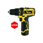 Vigor VIT12LI Trapano Avvitatore a Batteria 12V 1.5Ah Litio con Valigetta e 13 Accessori