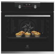 Electrolux KODDP66X SurroundCook 500 Forno da incasso Elettrico Multifunzione 72 L Classe A+ Pirolitico SteamBake 45 Programmi (59x60x57 cm) colore Nero