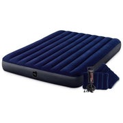 Intex 64765 Materasso Matrimoniale Gonfiabile Blu Con Cuscini Single