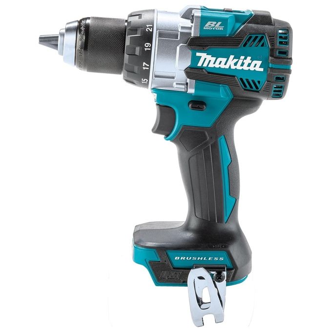 Makita DDF489Z Trapano Avvitatore a Batteria 18V Brushless 2 Velocita' Meccaniche 21 Livelli di Coppia Mandrino 13 mm Luce LED XPT Protezione Polvere Acqua colore Verde