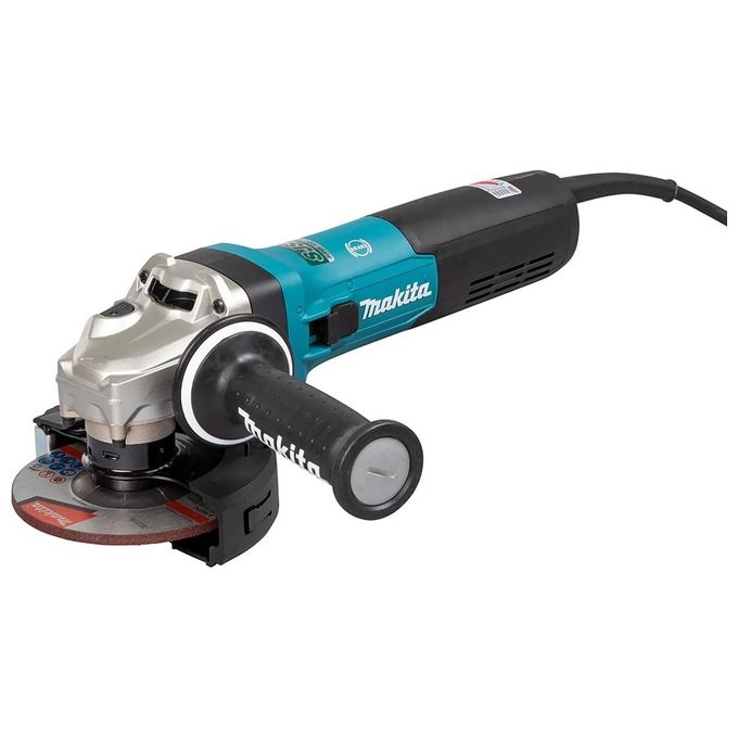 Makita GA5091X01 Smerigliatrice Angolare 1900 W Velocita' Variabile 2800-11500 rpm Diametro Disco 125 mm colore Nero Verde