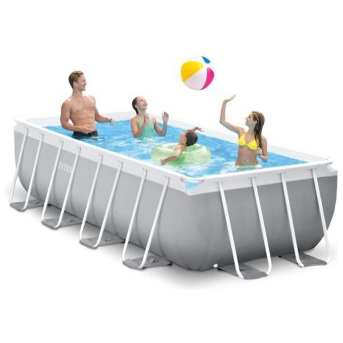 Intex 26788 Piscina Rettangolare Grigio 6.836 litri 400x200x100 cm