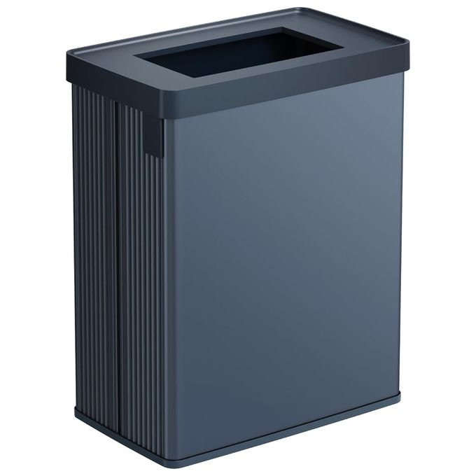 Keter K258986 Verto Recycle Pattumiera Raccolta Differenziata 54L doppio scomparto materiale riciclato colore Pearl Blue