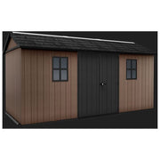 Keter Casetta da Giardino Newton 7515-1575 Evotech 476 x 230 x 246 cm Marrone-Nero