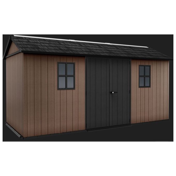 Keter Casetta da Giardino Newton 7515-1575 Evotech 476 x 230 x 246 cm Marrone-Nero