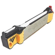 WORK SHARP WSGFS221 Affilacoltelli Manuale Portatile con Piastre Diamantate Grana Grossa e Fine Guide Angolari Fisse 20° e 25° Dimensioni 17x3x2 cm colore Nero