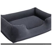 Intex 48701NP Cuccia Gonfiabile per Cani Piccola con Pompa Manuale Taglia XS-S Materiale TPU Imbottitura in Schiuma Sminuzzata Copertura Sfoderabile e Lavabile colore Grigio Antracite