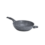 Aeternum 8051706421837 Madame Petravera 3.0 Saltapasta 32 cm 2 Manici Induzione Rivestimento Petravera Pro Antiaderente Senza PFOA e Nichel Lavabile in Lavastoviglie Manico Atermico con Foro per Appendere colore Nero