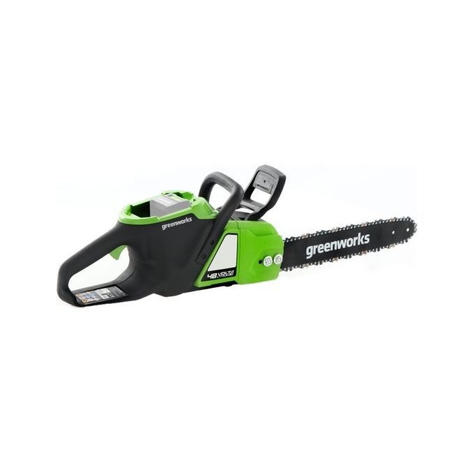 GreenWorks 9300000175765359 GD48CS36 Motosega a Batteria 48V con Lama da 36 cm Motore Brushless Batteria e Caricabatteria Non Inclusi colore Nero