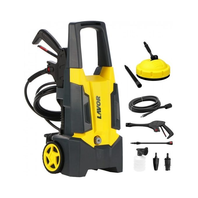 Lavor DIVE PLUS 120 Idropulitrice ad Acqua Fredda 1700W 120 bar 390 l-h Pompa 3 Pistoni Acciaio Total Stop