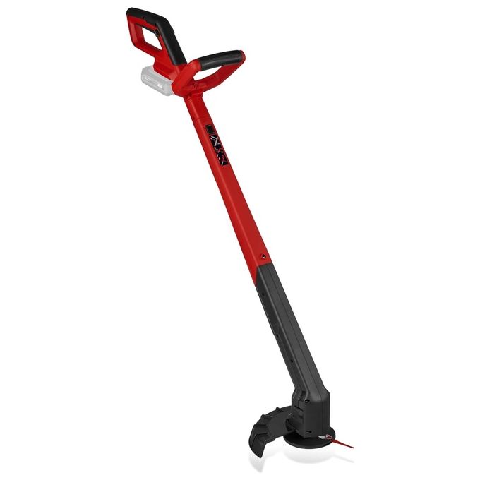 Einhell 3411115 GC-CT 18-2411 Li-Solo Tagliabordi a batteria 18 V larghezza di taglio 24 cm testata motore ruotabile 180° incluso 20 lame in plastica colore Nero