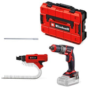 Einhell 4261012 Professional Avvitatore per cartongesso 18 V Brushless con caricatore magazine e mandrino magnetico 6,35 mm colore Nero