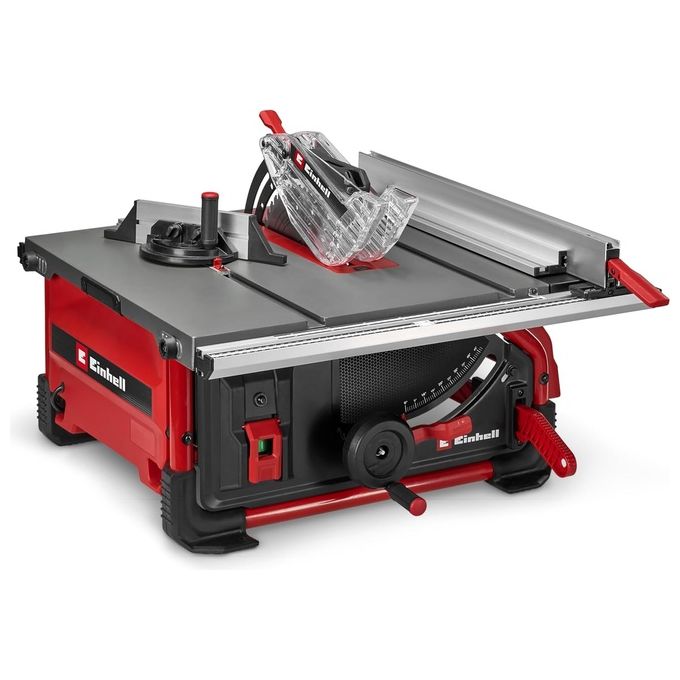 Einhell 4340431 TE-TS 10 T Sega circolare da banco 2000 W altezza taglio 89 mm lama Ø 254 mm guida parallela e angolare attacco aspirazione 36 mm colore Nero