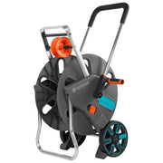 Gardena 18520-20 CleverRoll L Easy Carrello Avvolgitubo Manuale capacita' 100 m colore Nero Blu Arancione
