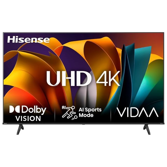 Hisense 50A69Q Smart TV 50'' 4K Ultra HD LED VIDAA U8 Dolby Vision HDR10+ AirPlay2 colore Nero