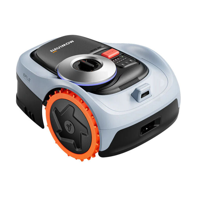 Segway AA.12.07.02.0002 Navimow i208 Tagliaerba robotizzato GPS AWD per superfici fino a 800 m² 18 cm di larghezza di taglio batteria integrata 5,1 Ah colore Arancione Nero Blu