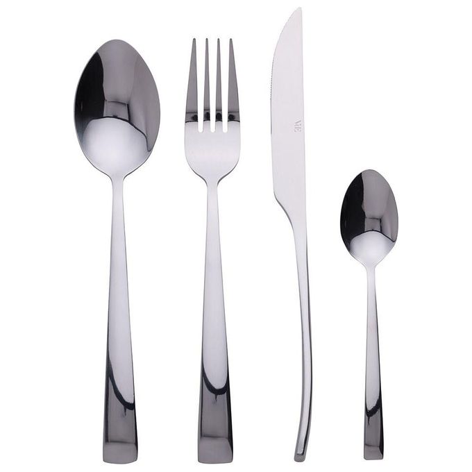 Villa d'Este Home Tivoli 5901277 Park Avenue Set 24 Posate in Acciaio Inox 18-0 Finitura Silver Lucido colore Silver Lucido