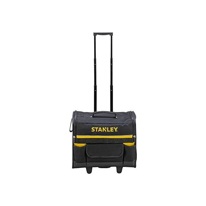 Stanley 1-97-515 Trolley Portautensili Borsa Rigida con Ruote Nylon 600D 25 L 15 Kg colore Nero