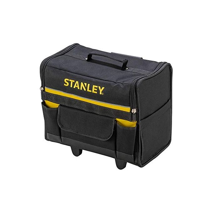 Stanley 1-97-515 Trolley Portautensili Borsa Rigida con Ruote Nylon 600D 25 L 15 Kg colore Nero