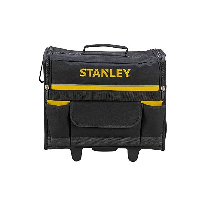 Stanley 1-97-515 Trolley Portautensili Borsa Rigida con Ruote Nylon 600D 25 L 15 Kg colore Nero