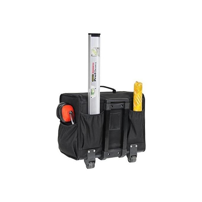 Stanley 1-97-515 Trolley Portautensili Borsa Rigida con Ruote Nylon 600D 25 L 15 Kg colore Nero