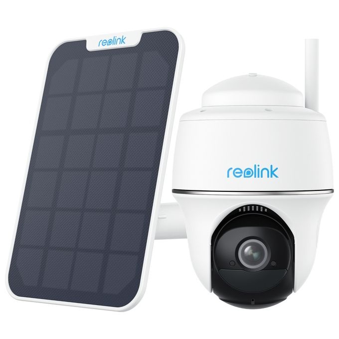 Reolink RL-B430-SOLAR Argus Series B430 Telecamera IP Wi-Fi Pan Tilt 5 MP Batteria Solare 128 GB colore Bianco