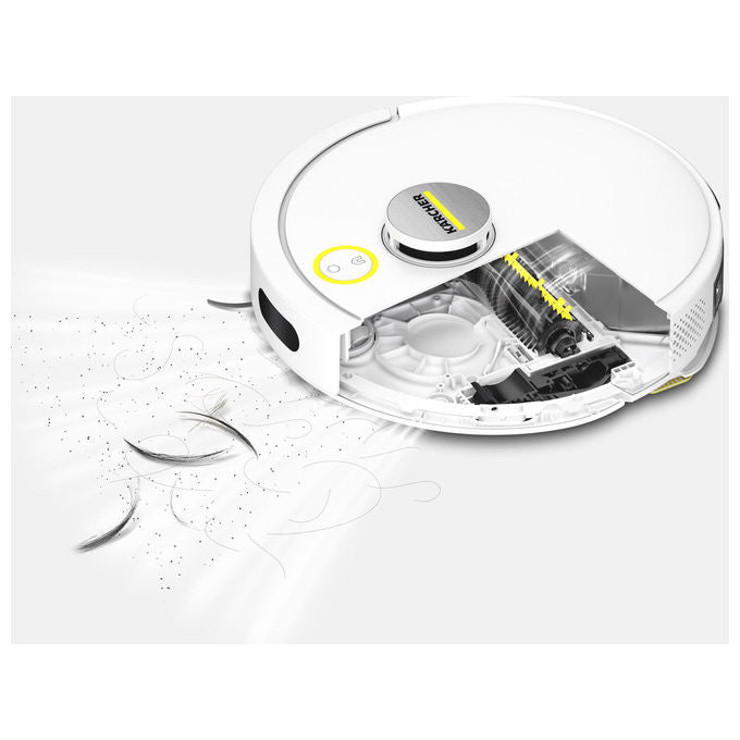 Kärcher RVC3COMFORT Robot aspirapolvere LiDAR 0.33 L autonomia 130 min Wi-Fi mappatura colore Bianco