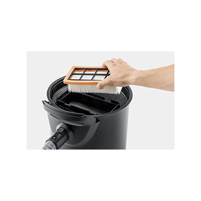 Karcher 1.629-711.0 Aspiracenere AD 2 Fireplace Potenza 600W Capacita' 14 Litri Nero