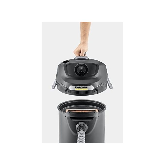 Karcher 1.629-711.0 Aspiracenere AD 2 Fireplace Potenza 600W Capacita' 14 Litri Nero