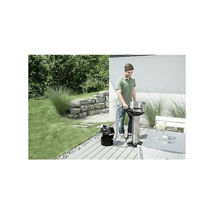 Karcher 1.629-711.0 Aspiracenere AD 2 Fireplace Potenza 600W Capacita' 14 Litri Nero