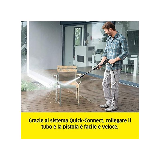 Kärcher 1.673-603.0 K 2 Power Control Home Idropulitrice 110 bar 360 l-h 1400 W 20 m² Lavasuperfici T1 incluso colore Nero Giallo