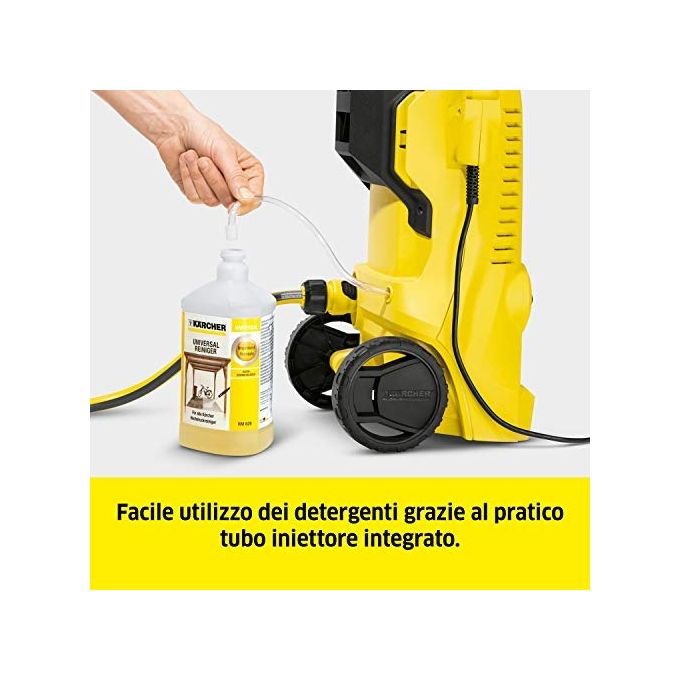 Kärcher 1.673-603.0 K 2 Power Control Home Idropulitrice 110 bar 360 l-h 1400 W 20 m² Lavasuperfici T1 incluso colore Nero Giallo