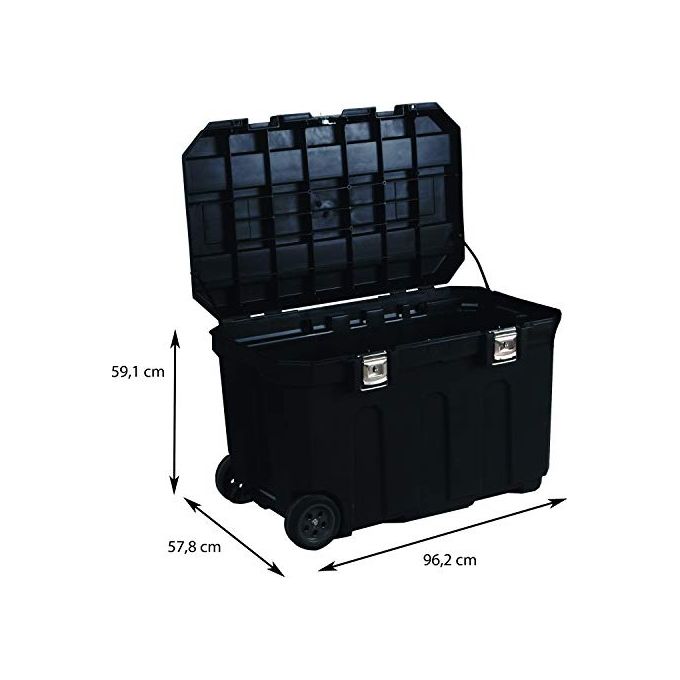 Stanley Cassetta con Ruote 227 Litri Modello 1.93.278 per Fai da Te e Attrezzi da Giardino