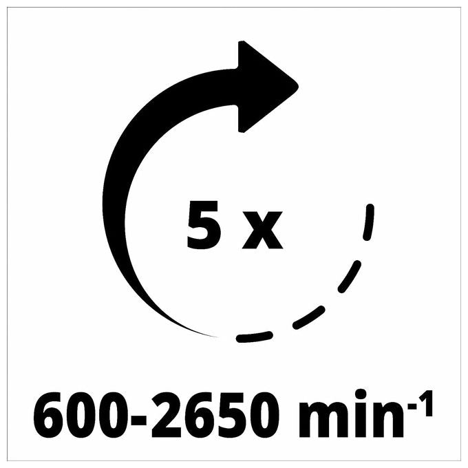 Einhell 4520592 TC-BD 450 Trapano a Colonna Chiave 450 W 5 Velocita' 600-2650 rpm Inclinazione Tavolo -45 a 45° colore Nero Rosso