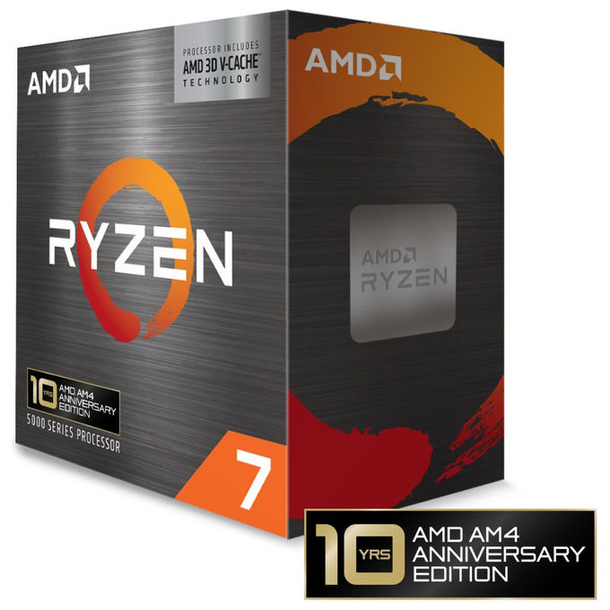 AMD 100-100000651POF Ryzen 7 5800X3D Processore 3,4 GHz 8 Core 16 Thread 96 MB L3 TDP 105 W colore N-A