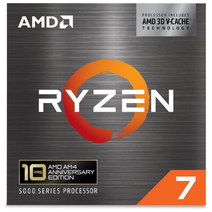 AMD 100-100000651POF Ryzen 7 5800X3D Processore 3,4 GHz 8 Core 16 Thread 96 MB L3 TDP 105 W colore N-A