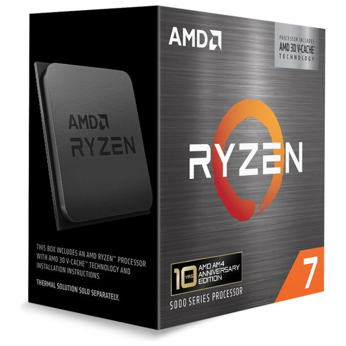 AMD 100-100000651POF Ryzen 7 5800X3D Processore 3,4 GHz 8 Core 16 Thread 96 MB L3 TDP 105 W colore N-A