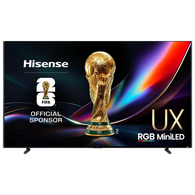 Hisense 116UXQ Smart TV Mini LED ULED 116'' 4K UHD 165 Hz 8000 nit Dolby Atmos Wi-Fi 6 colore Nero