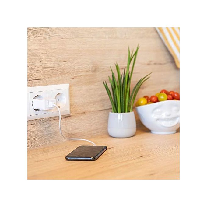 Ansmann Home Caricatore Usb 18W con Power Delivery e Quick Charge 3.0 Bianco